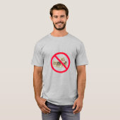 Anti-ijs (grijs) T-shirt (Voorkant volledig)