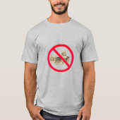 Anti-ijs (grijs) T-shirt (Voorkant)