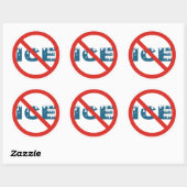 anti-ijs ronde sticker (Vel)