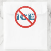anti-ijs ronde sticker (Tas)