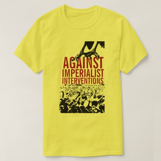 ANTI-IMPERIALIST T-SHIRT (Design voorkant)