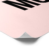 Anti-Inspirerend grappige offertes zijn minder roz Poster (Hoek)