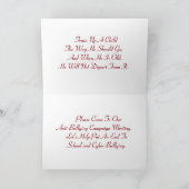 Anti-intimideert de Uitnodigingen van de Campagne (Binnen)