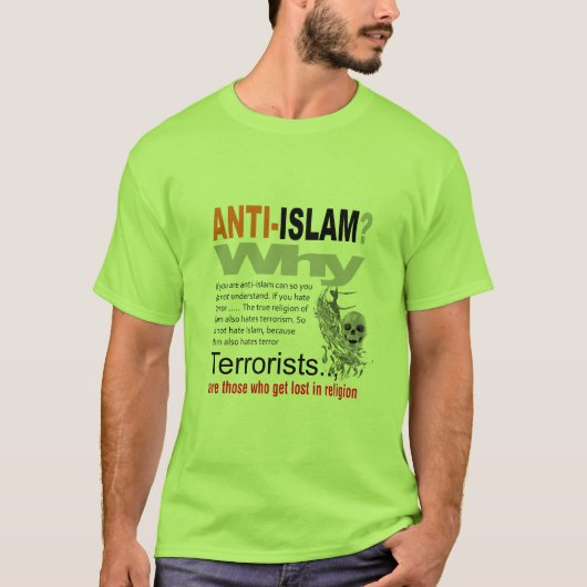 Anti-islam? T-shirt (Voorkant)