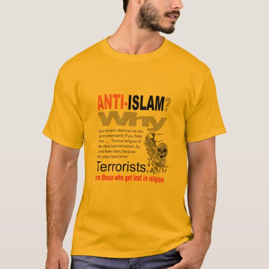 Anti-islam? T-shirt (Voorkant)