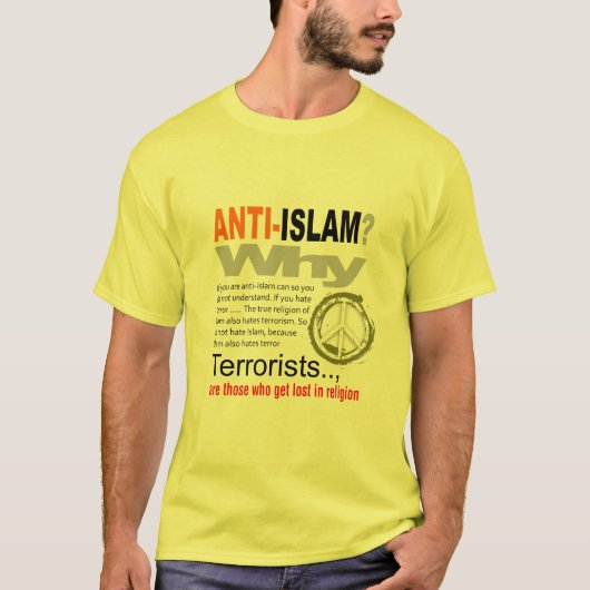 Anti-islam? T-shirt (Voorkant)