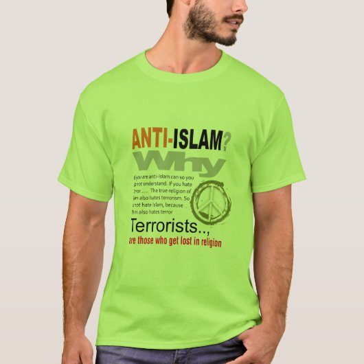 Anti-islam? T-shirt (Voorkant)