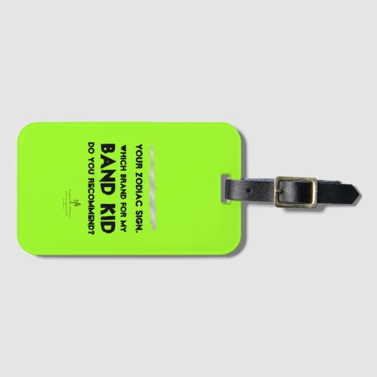 Anti-ISO-grenswaarde voor het tekenen van uw diere Bagagelabel (Voorkant (horizontaal))