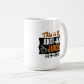 Anti-Jail Juice - Funny Coffee and Caffeine Humor Koffiemok (Voorkant rechts)