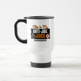 Anti-Jail Juice - Funny Coffee and Caffeine Humor Reisbeker