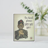 Anti-Japanse propaganda: laat dag uit Briefkaart (Staand voorkant)