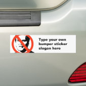 ANTI-JEB-STRUIK BUMPERSTICKER (Op auto)