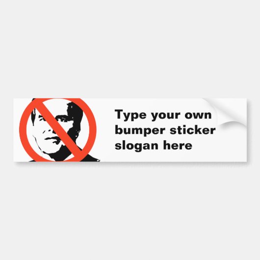 ANTI-JEB-STRUIK BUMPERSTICKER (Voorkant)