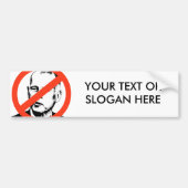 ANTI-JERRY BROWN BUMPERSTICKER (Voorkant)