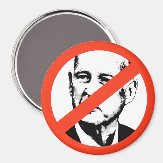 ANTI-JERRY BROWN MAGNEET (Voorkant / Achterkant)