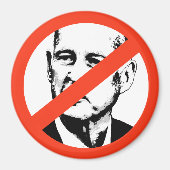 ANTI-JERRY BROWN MAGNEET (Voorkant)