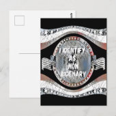 Anti Joe Biden citaat, ik identificeer me als niet Briefkaart (Voorkant / Achterkant)