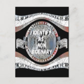 Anti Joe Biden citaat, ik identificeer me als niet Briefkaart (Voorkant)