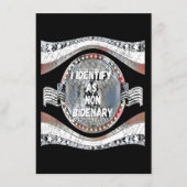 Anti Joe Biden citaat, ik identificeer me als niet Informatiekaartje (Voorkant)