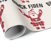 ANTI-JOE BIDEN FUNNY BUCK FIDEN CHRISTMAS CADEAUPAPIER (Rol Hoek)