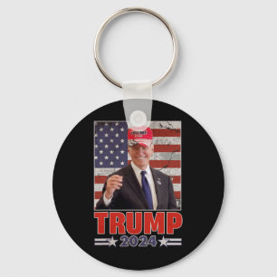 Anti Joe Biden Grappig Conservatief Donald Trump 2 Sleutelhanger