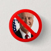 Anti Joe Biden Ronde Button 3,2 Cm (Voorkant)