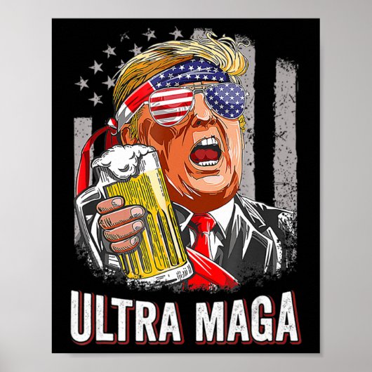 Anti Joe Biden Ultra Maga 4 Poster (Voorkant)