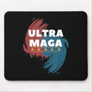 Anti Joe Biden Ultra Maga en er trots op Muismat