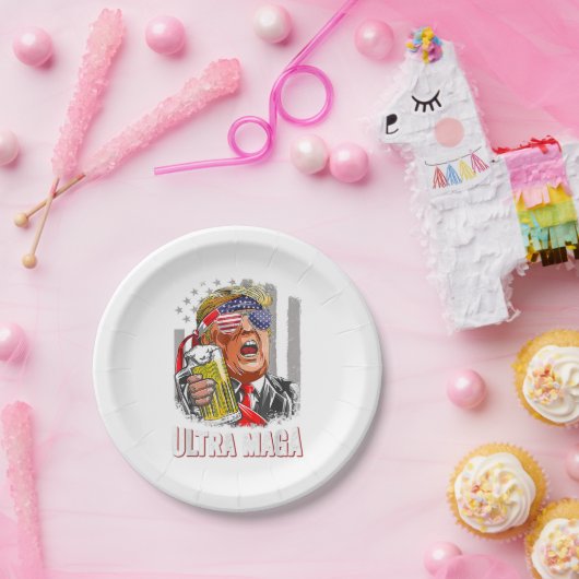 Anti Joe Biden Ultra Maga Papieren Bordje (Feest)