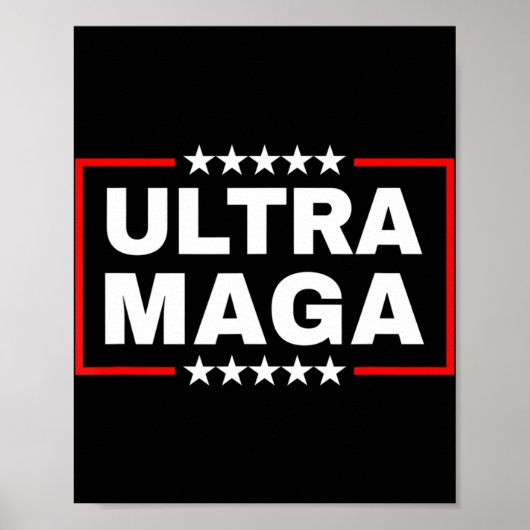 Anti Joe Biden Ultra Maga Poster (Voorkant)
