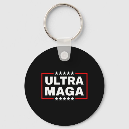 Anti Joe Biden Ultra Maga  Sleutelhanger (Voorkant)