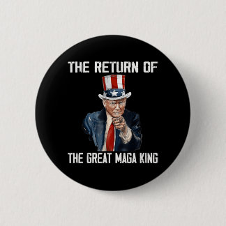 Anti Joe Biden Ultra Maga The Return Of The Great Ronde Button 5,7 Cm