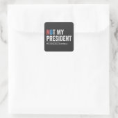 Anti Joe Biden Vierkante Sticker (Tas)