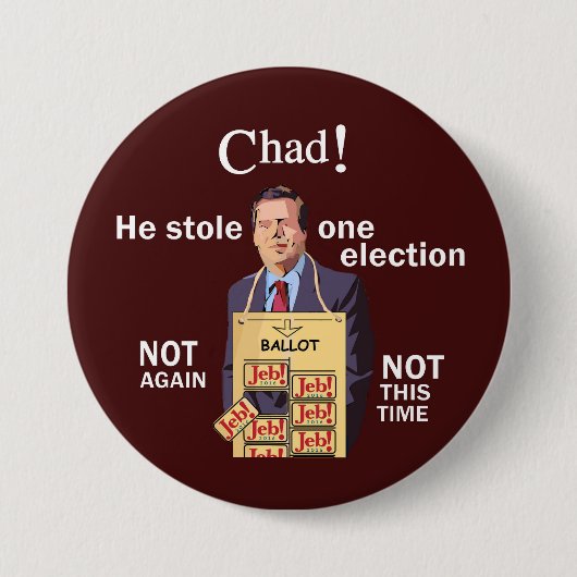Anti-joodse Struik 2016 Ronde Button 7,6 Cm (Voorkant)