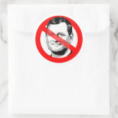 Anti-Justice John Roberts stak zijn gezicht uit Ronde Sticker (Tas)