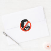 ANTI-KADHAFI RONDE STICKER (Envelop)
