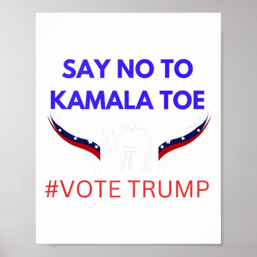 Anti Kamala Harris Poster (Voorkant)