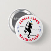 Anti-Kamala Harris Ronde Button 5,7 Cm (Voorkant /achterkant)