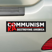 Anti-Kamala-socialisme vernietigt het Amerikaanse  Bumpersticker (Op auto)