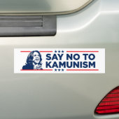 Anti-Kamala socialisme zegt nee tegen het Kamunism Bumpersticker (Op auto)