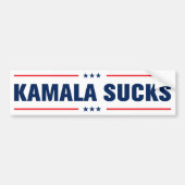 Anti-Kamunisme Kamala Sucks Bumpersticker (Voorkant)