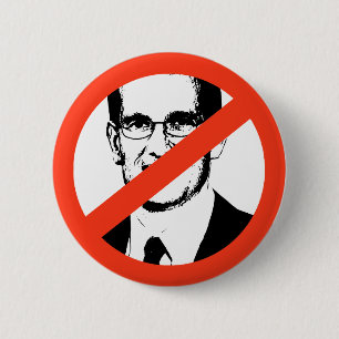 ANTI-KANTOR: Anti-Eric Cantor Ronde Button 5,7 Cm