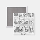 Anti-katholieke speelkaarten ter herdenking van magneet (Voorkant / Achterkant)