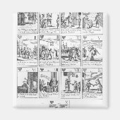 Anti-katholieke speelkaarten ter herdenking van magneet (Voorkant)