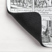 Anti-katholieke speelkaarten ter herdenking van muismat (Hoek)