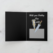 Anti-kerstkerstkerstkerstman Feestdagen Kaart (Binnen)