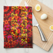 "Anti-Ketchup" mandala theedoek (Quarter Fold)