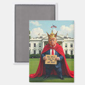 Anti-King Trump Magneet (Voorkant / Achterkant)