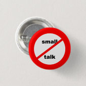 Anti-kletspraat Ronde Button 3,2 Cm (Voorkant /achterkant)