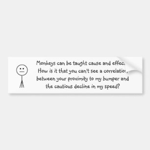 Anti-kleuring Bumpersticker